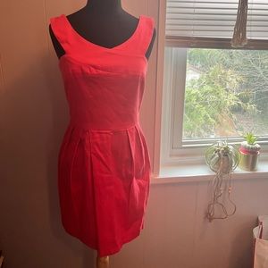 Aqua Brand fitted Coral Dress